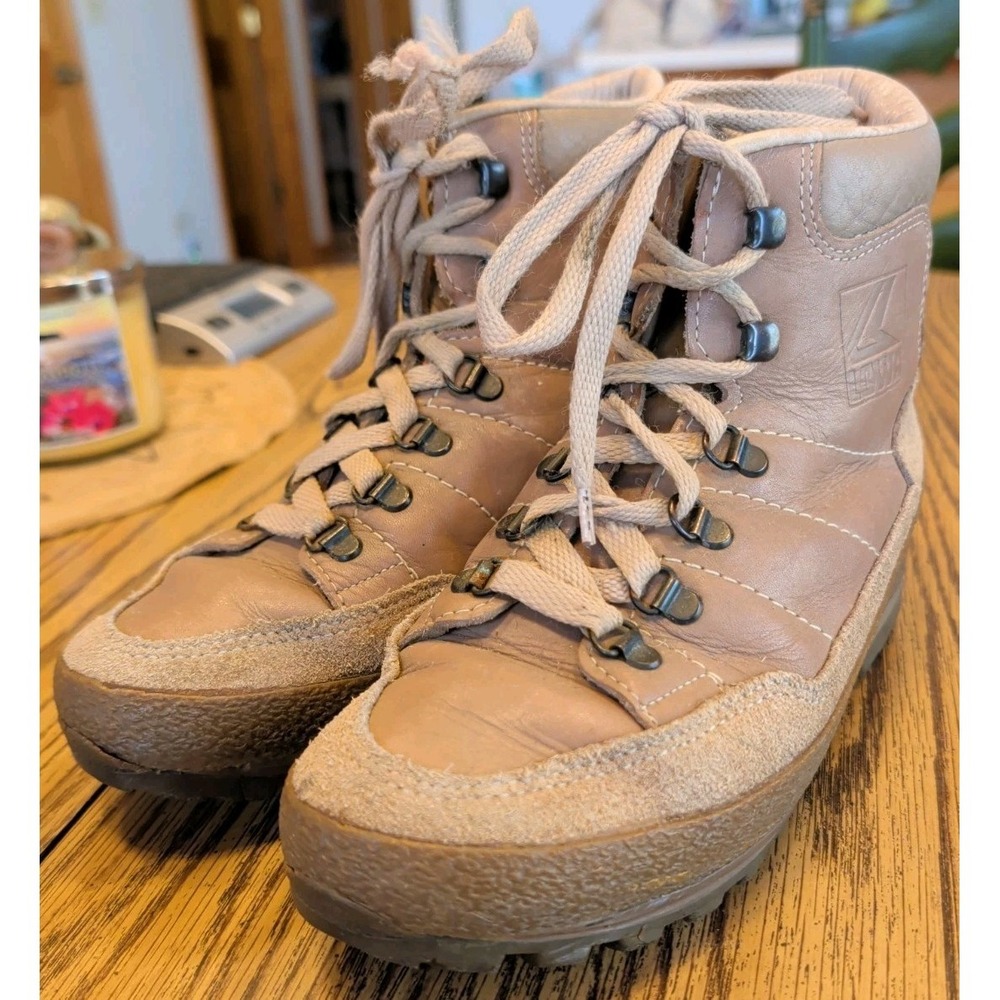 LOWA Tactical Hiking Boots‎ Men's Size 5 Tan Leather & Suede W. Germany